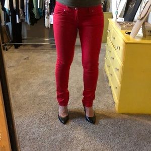 Miss Me Skinny Jeans size 30 Red -NWT
